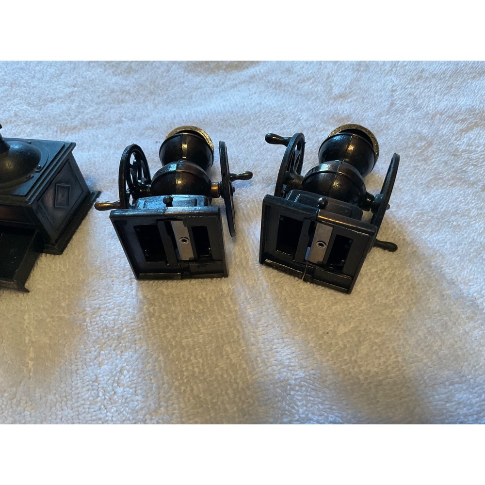 Lot 5 Die-Cast Pencil Sharpeners Minatures #9624 Coffee Mill, #8755 Grinder - Picture 4 of 10